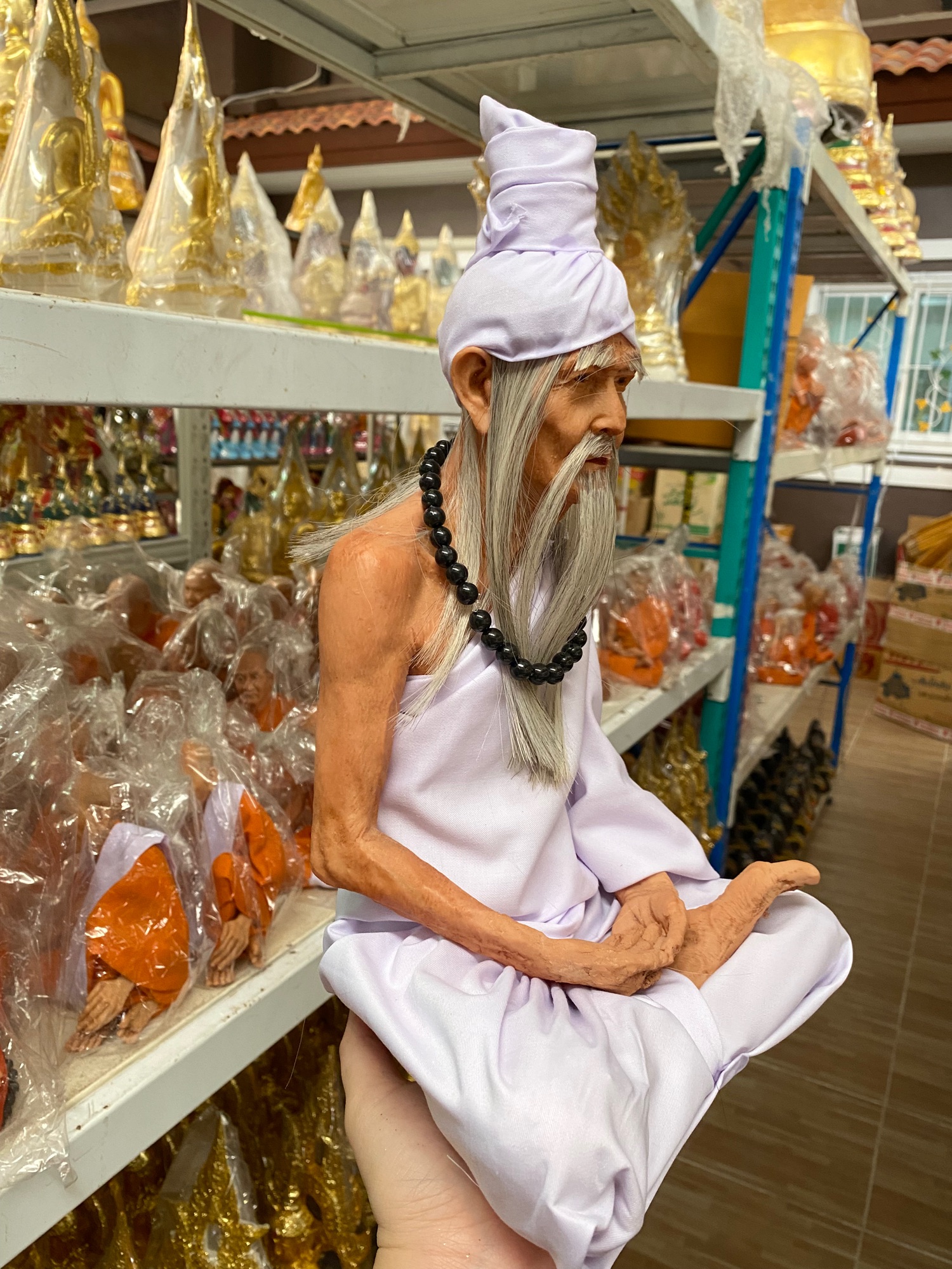 ปู่ชีปะขาว กว้าง9นิ้ว สูง14นิ้ว องค์สวย