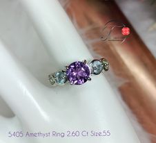 แหวนพลอยแอเมทิสต์ 2.60 กะรัต