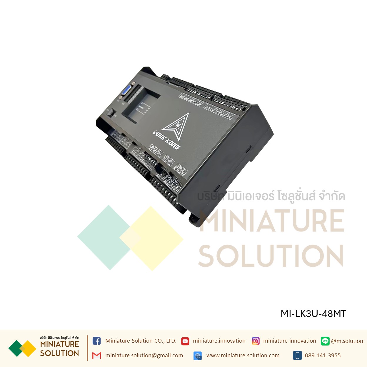 PLC LK3U-48MT-10AD-2DA MITSU GXWork