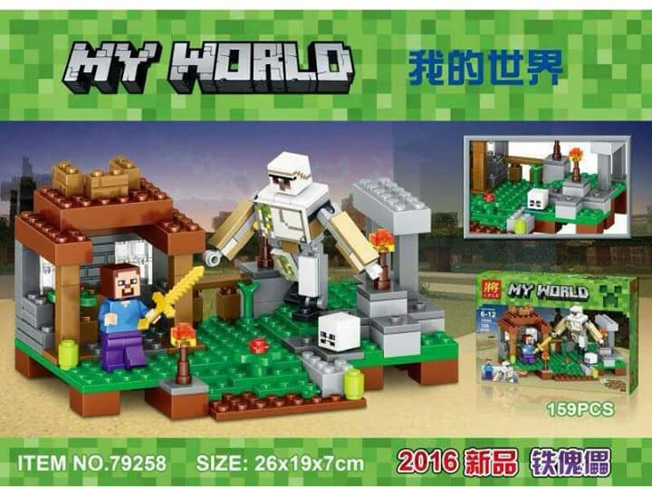 เลโก้จีน LELE 79258 ชุด Minecraft Iron Golem