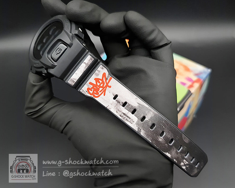 CASIO G-SHOCK นาฬิกาข้อมือ นาฬิกากันน้ำ นาฬิกาของแท้ ประกันศูนย์ CMG 1 ปี DW-6900BBA-1STCR ดำ