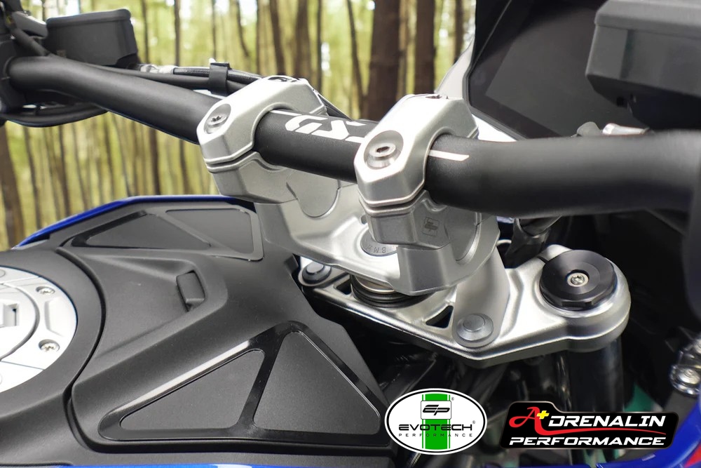 evotech ตุ๊กตาแฮนด์ ยกเยื้องเข้าหาตัว ขี่สบายขึ้น หลังตรง made in UK