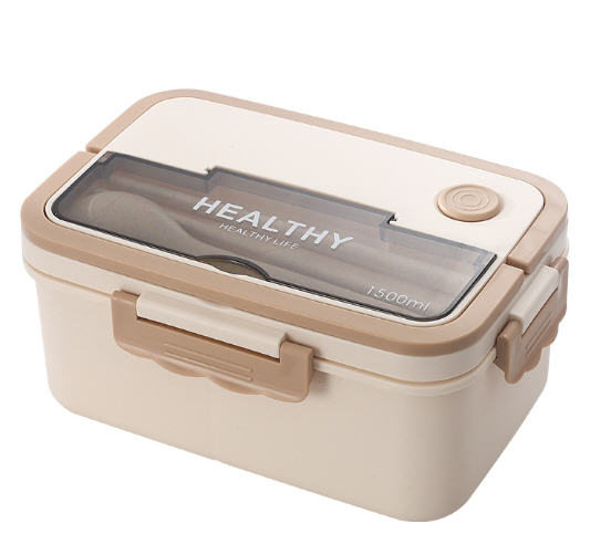 กล่องข้าว,กล่องข้าวพลาสติก,1,500ml