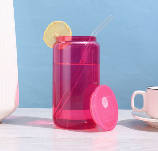 แก้วใส,แก้วใสพร้อมหลอด,แก้วใส1ชั้น,16oz