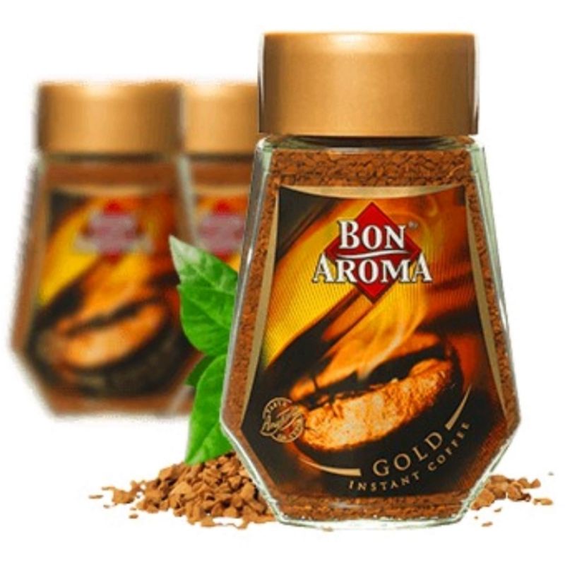 กาแฟ บอน อโรม่าโกลด์ (ขวด) 100 g. Bon Aroma Gold 100 g. (05-3685)