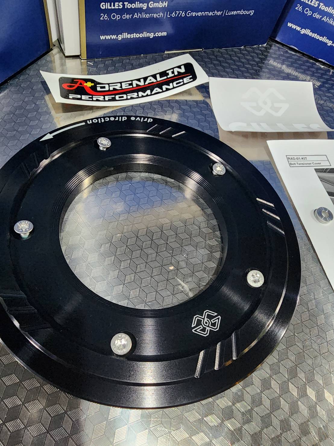 Gilles ฝาปิด pulley ฝาคราอบพูเล่หลัง สำหรับ tmax 530 560 2017+