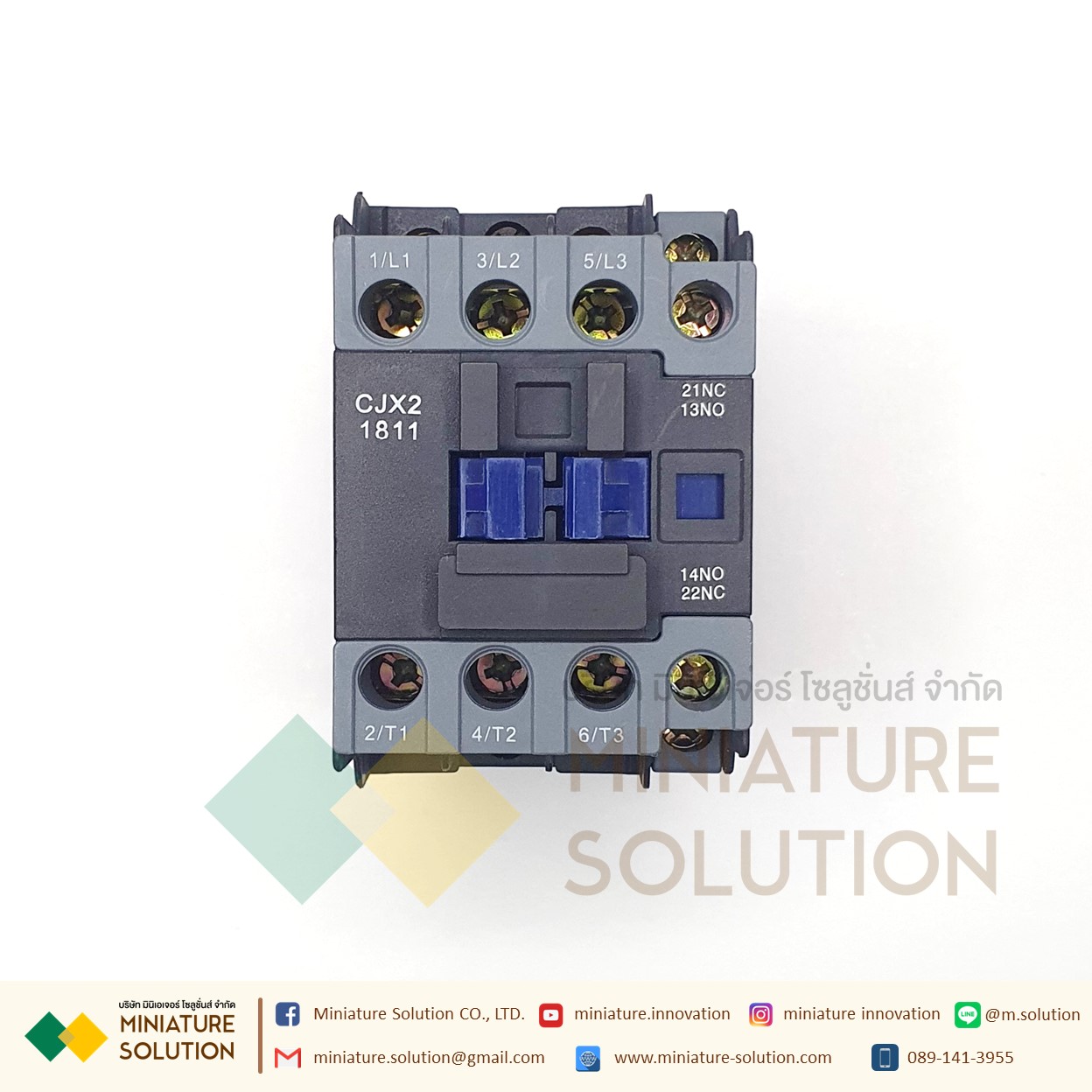 แมกเนติก AC - CJX2-0910/2510/3210 AC 220V Coil 35mm DIN Rail Mounting Electric Power Contactor