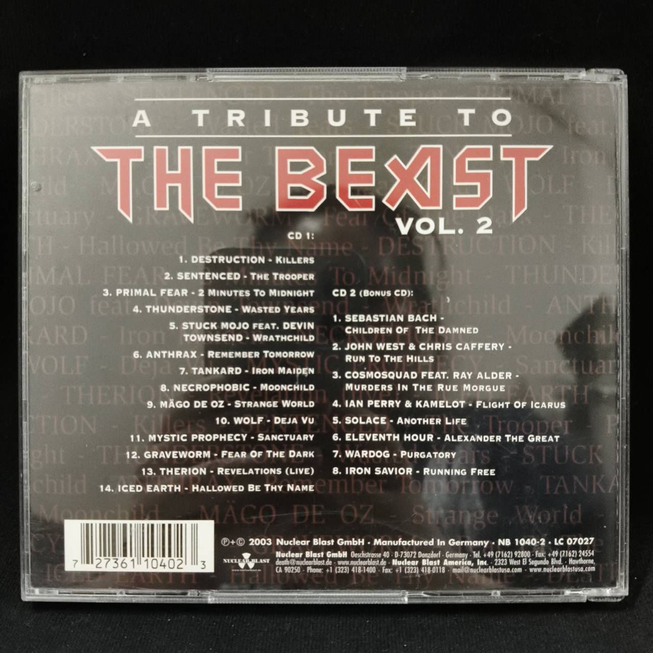 Various – A Tribute To The Beast Vol. 2 / GERMANY / 2CD / แผ่นสวย+แผ่นดี