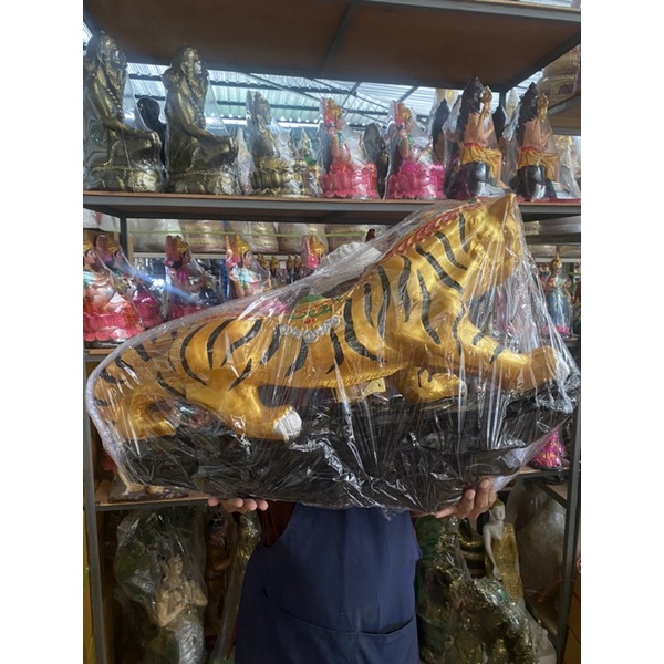 ของขวัญ เสริมฮวงจุ้ย พญาเสือ องค์ใหญ่ กว้าง33นิ้ว สูง20นิ้ว