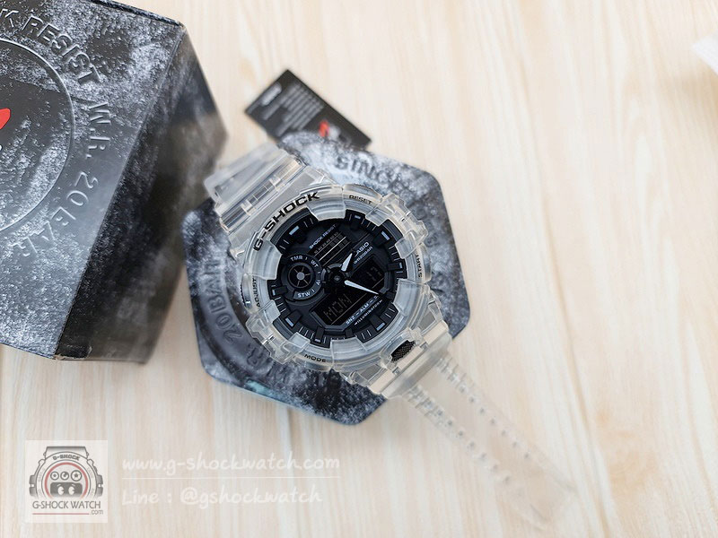 CASIO G-SHOCK นาฬิกาข้อมือ นาฬิกากันน้ำ นาฬิกาของแท้ ประกันศูนย์ CMG 1 ปี รุ่น GA-700SKE-7A