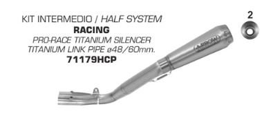 ท่อ Arrow Pro race + Y pipe สำหรับ R1 ปี 2015 ขึ้นไป (For Exhibition only)