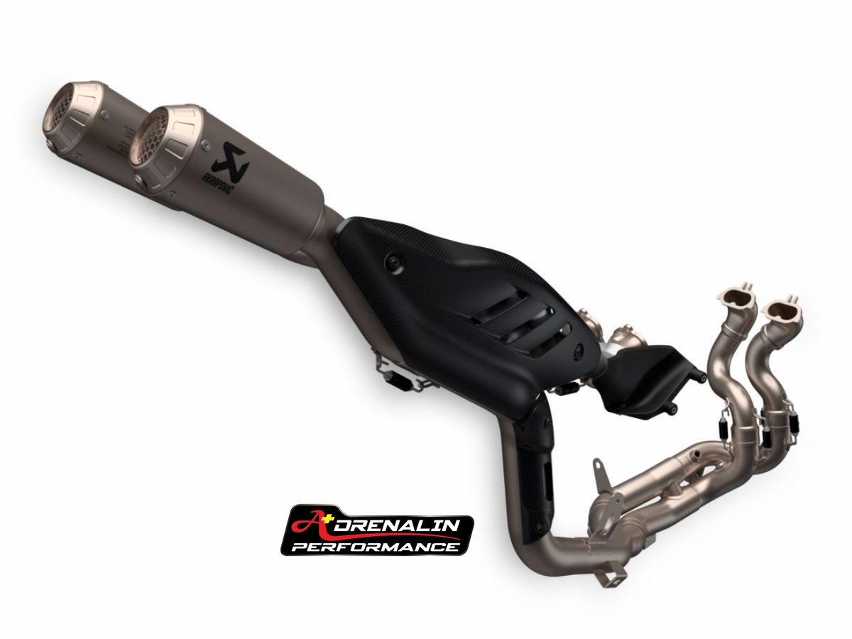 ท่อฟูล Akrapovic แบบปลายคู่ ออกท้าย สำหรับ V4 2025+ (For Exhibition only)