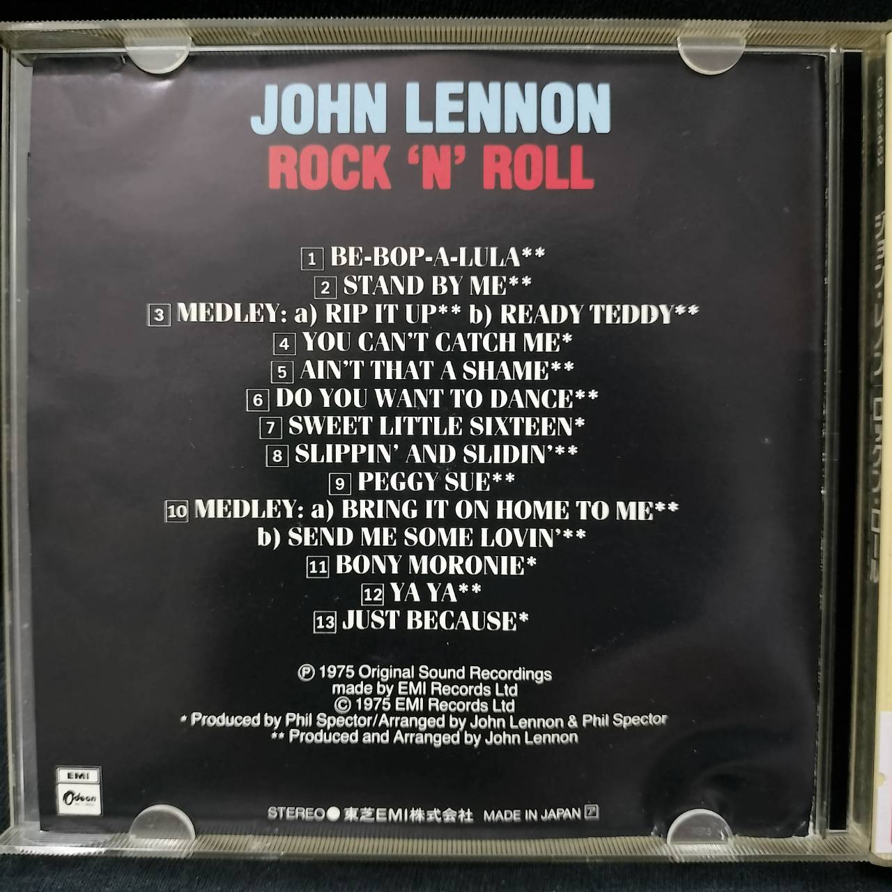 John Lennon – Rock 'N' Roll / JAPAN / แผ่นดี