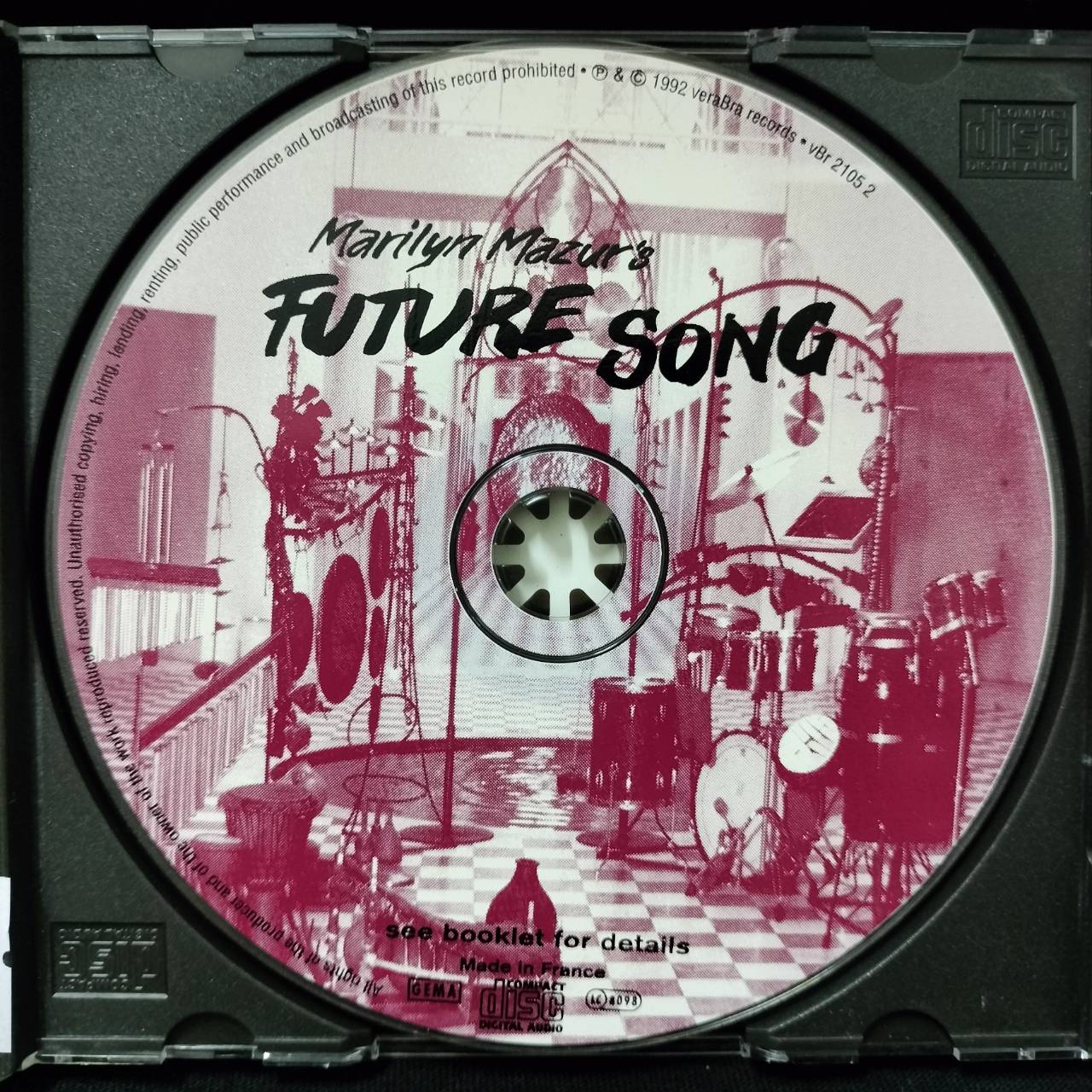 Marilyn Mazur – Marilyn Mazur's Future Song / FRANCE / ปกหลังมีคราบน้ำ / แผ่นสวย