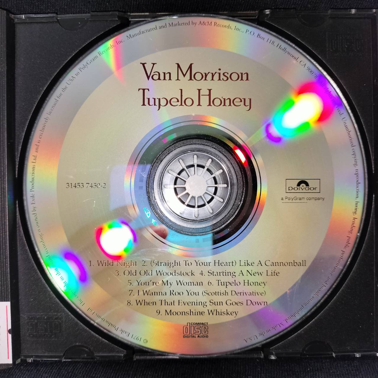 Van Morrison – Tupelo Honey / USA / มีรอยบ้าง
