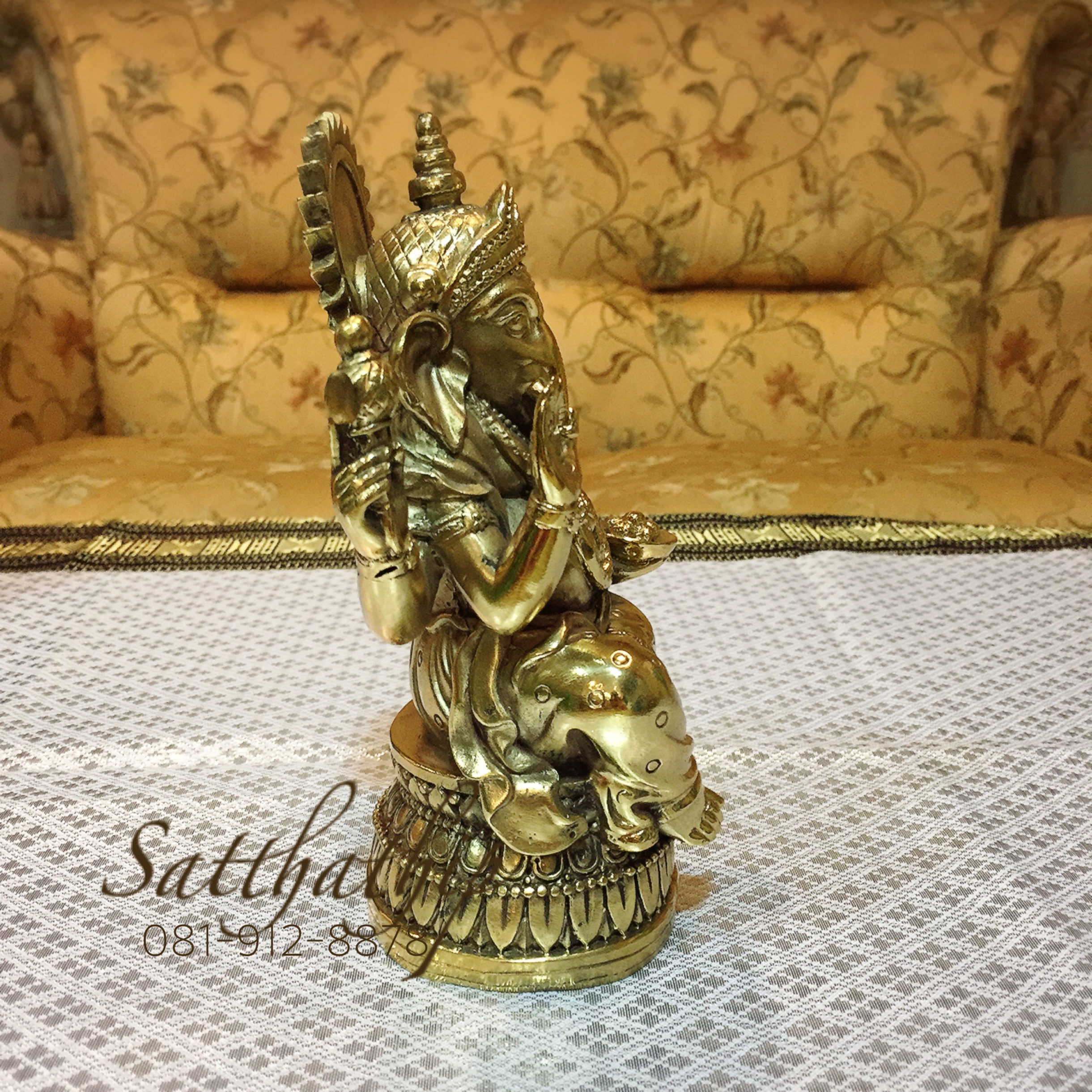 พระพิฆเณศ ปางสัมปทายะคเณศ (ทองเหลือง) - Ganesha: Lord of Success