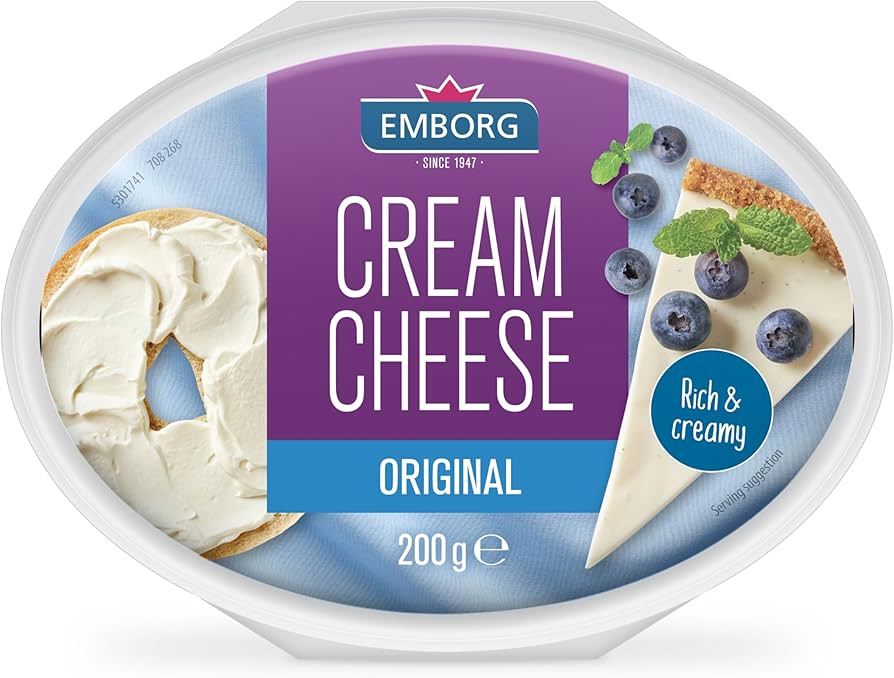 Emborg German Cream Cheese 200 g. ครีมชีสเอ็มบอร์ก (02-0355)(สินค้าแช่เย็น)