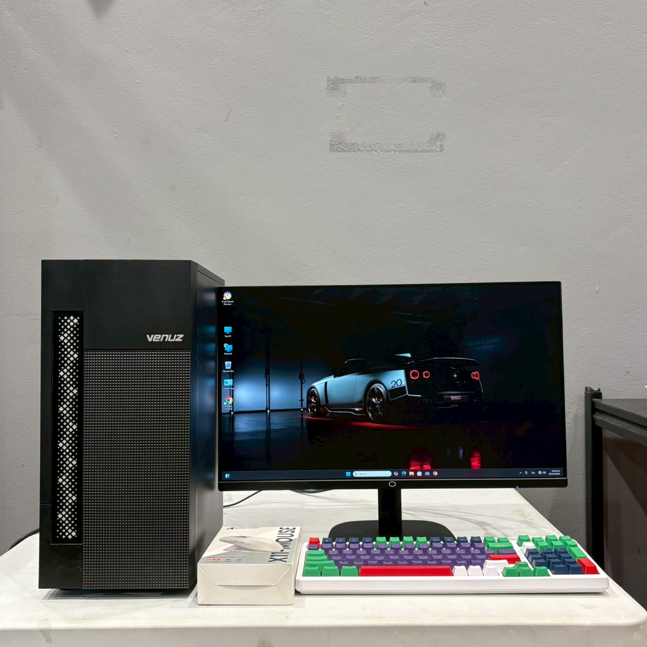 PC ประกอบ Intel Core i5-13400F /Ram 16GB/SSD 500GB/AMD Radeon RX 7600+MONITOR