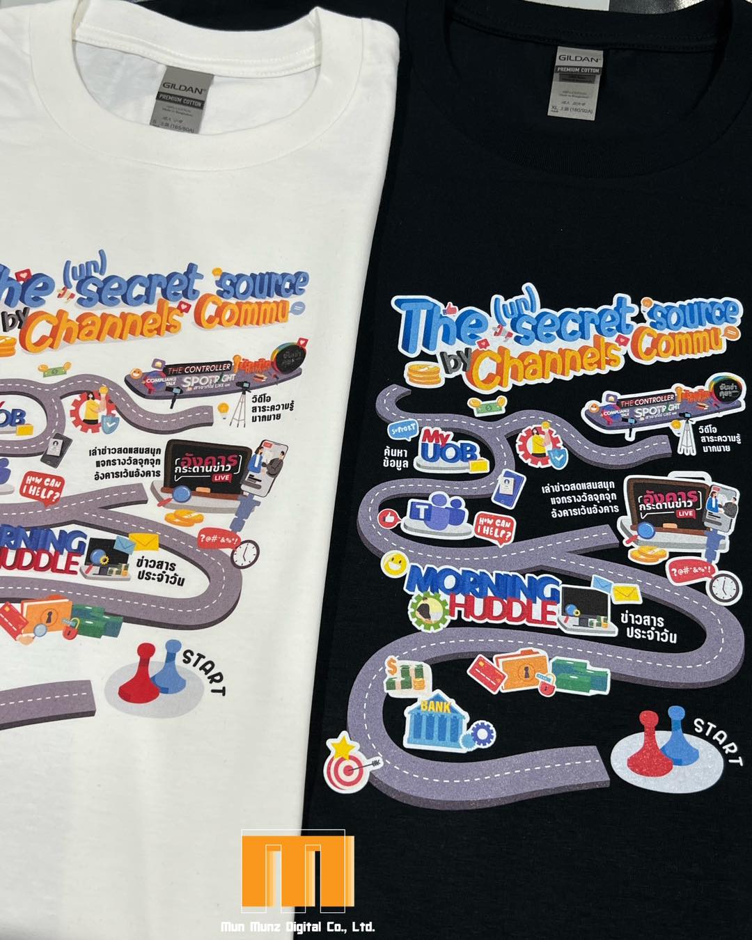 รับสกรีนเสื้อพนักงาน