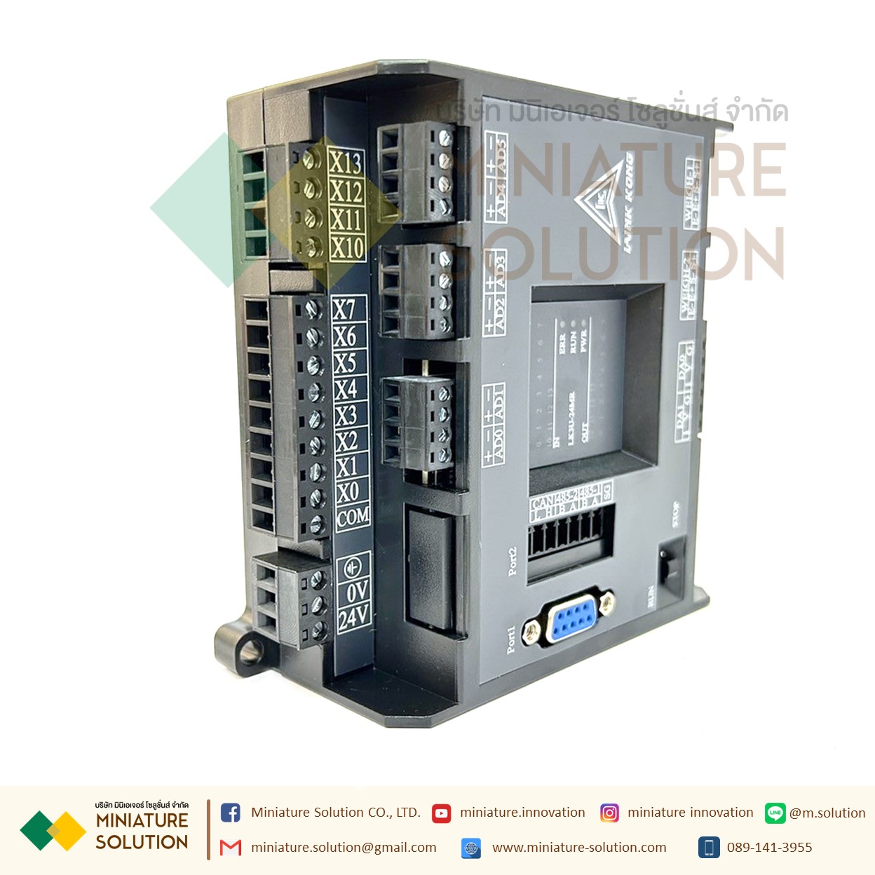 PLC LK3U-24MR-6AD-2DA MITSU GXWork