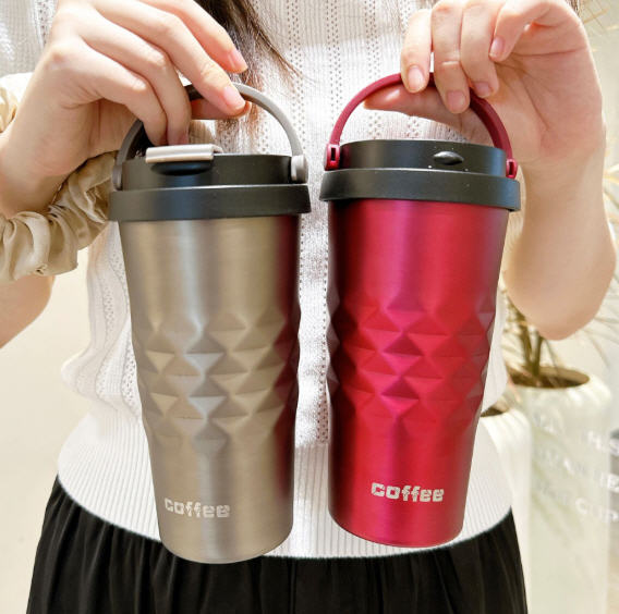 แก้วเก็บอุณหภูมิ,แก้วเก็บสแตนเลส,แก้วสแตนเลสพร้อมหูหิ้ว,500ml