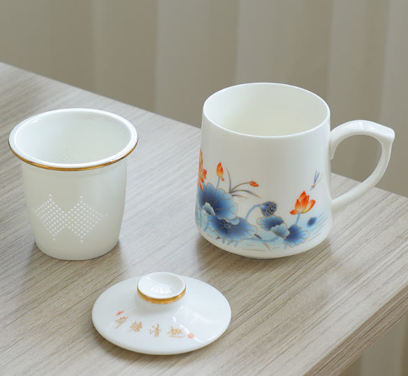 แก้วเซรามิค,แก้วเซรามิก,แก้เซรามิกพร้อมที่กรองชา