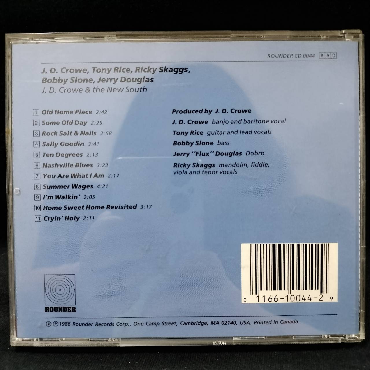 J.D. Crowe & The New South – J.D. Crowe & The New South / CANADA / แผ่นสภาพนางฟ้า