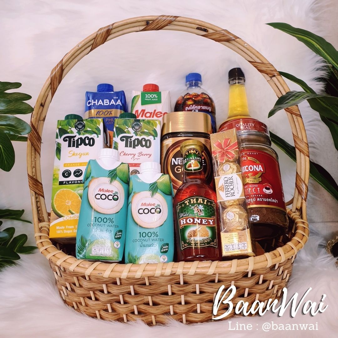 กระเช้า Code-003 หวายเทียม