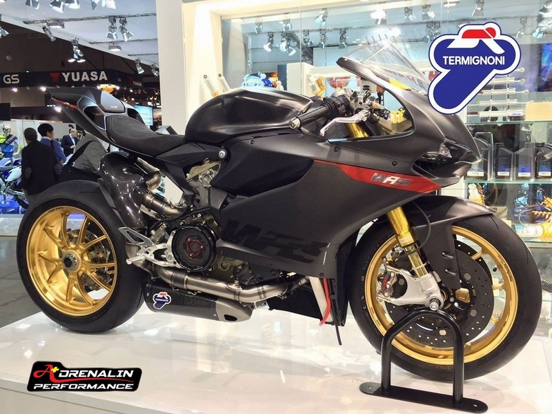 ท่อ Termignoni สลิปออน คาร์บอน ออกล่าง สำหรับ Panigale 959, 1299 (For Exhibition only)