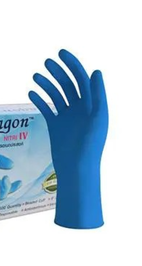 ถุงมือยางไนไตร M/L (กล่อง100ชิ้น) ฟ้า พารากอน