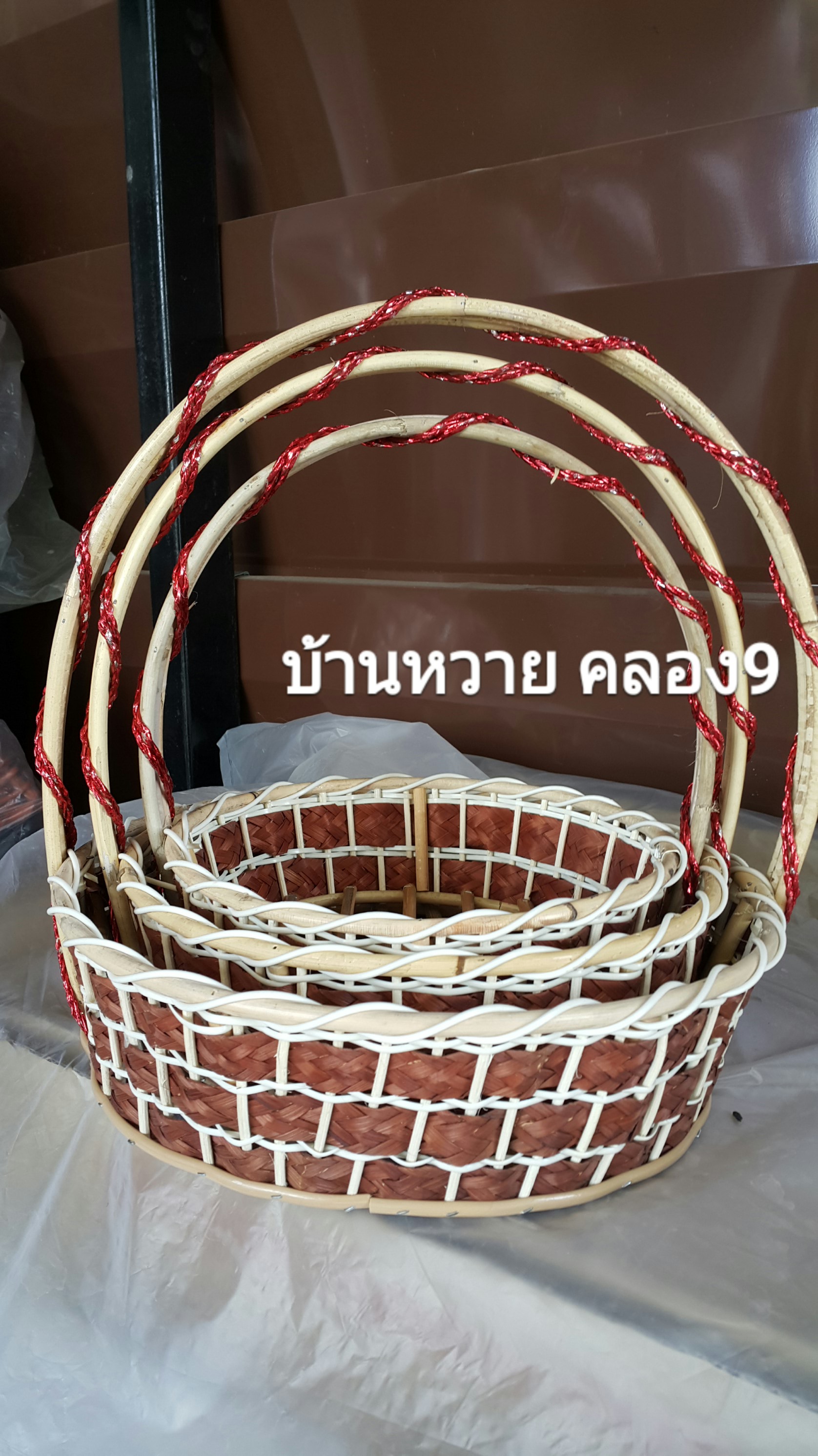 กระเช้า Code-001 ทรงรี