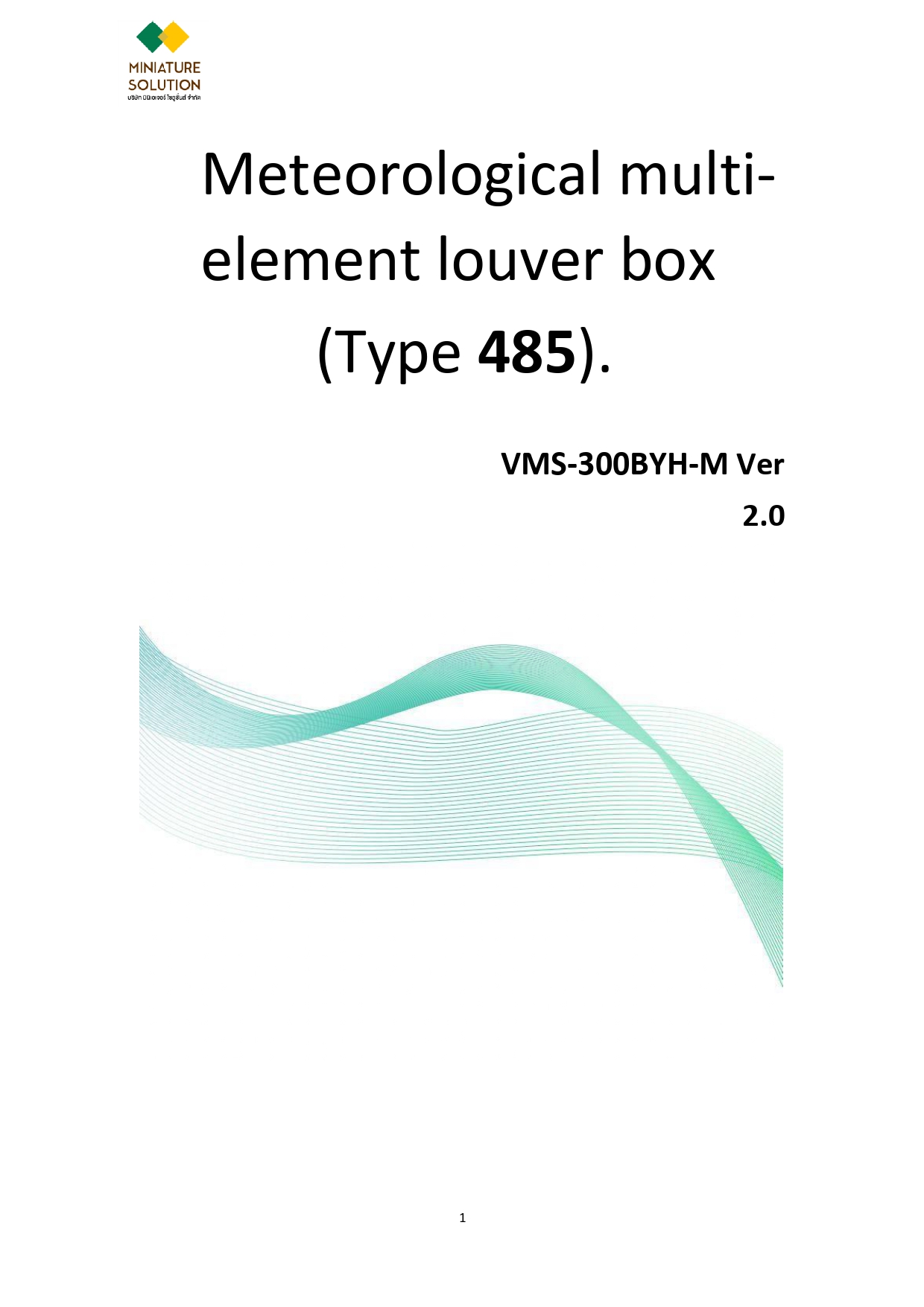 เซนเซอร์ตรวจสอบคุณภาพอากาศ Weather Station Sensor Temperature Humidity Light PM10 PM2.5 Noise RS485 Modbus RTU Outdoor RS485 output (อุณหภูมิ ความชื้น แสง เสียง ฝุ่น PM10)