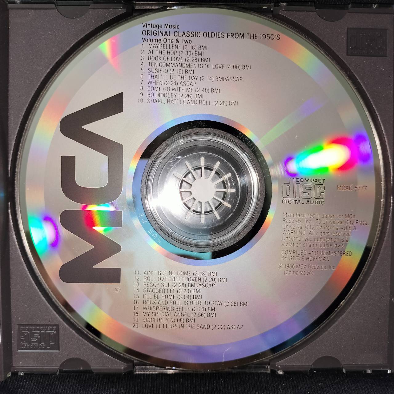 Various – Vintage Music Collectors Series: Volumes 1 & 2 / JAPAN / ปกในมีจุดเหลือง / แผ่นสวย