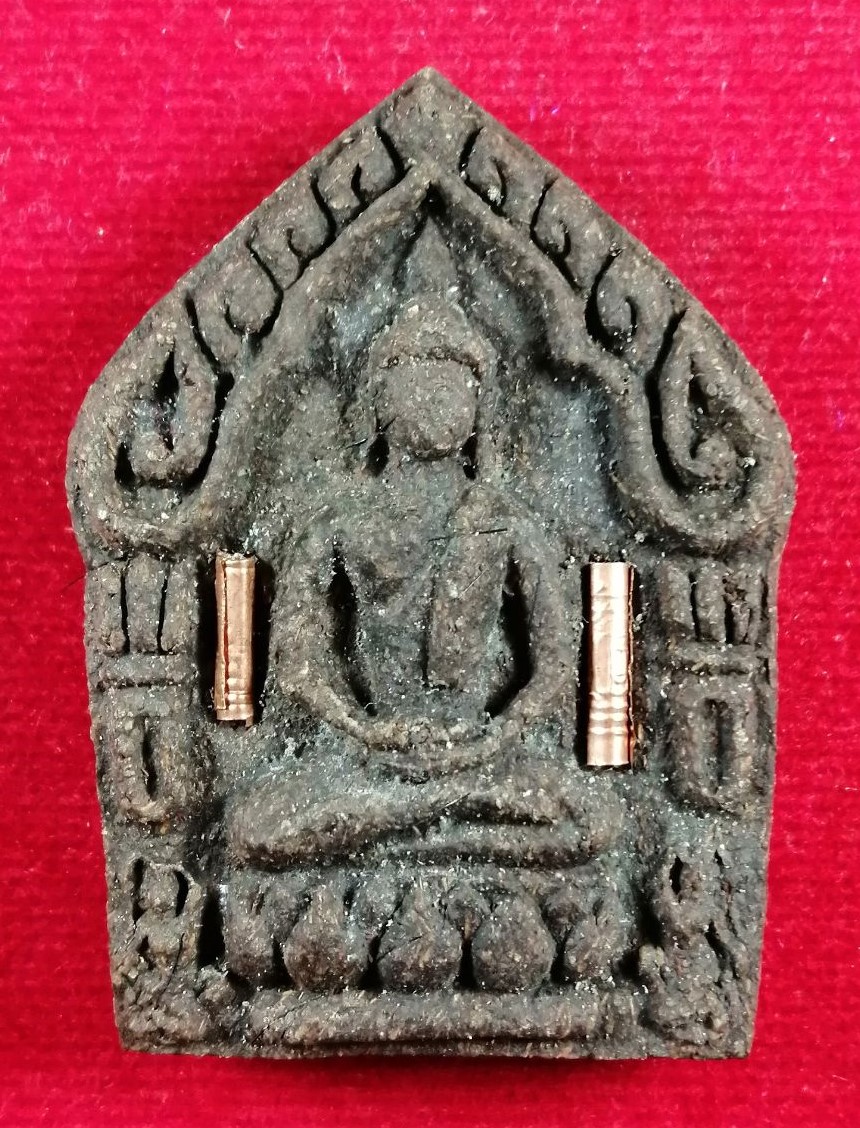 ขุนแผนพรายแม่ผมหอมปราณี (4) วัดเขาปูน นครศรีธรรมราช รุ่นแรก ฝังตะกรุดทองแดง ปี 2564