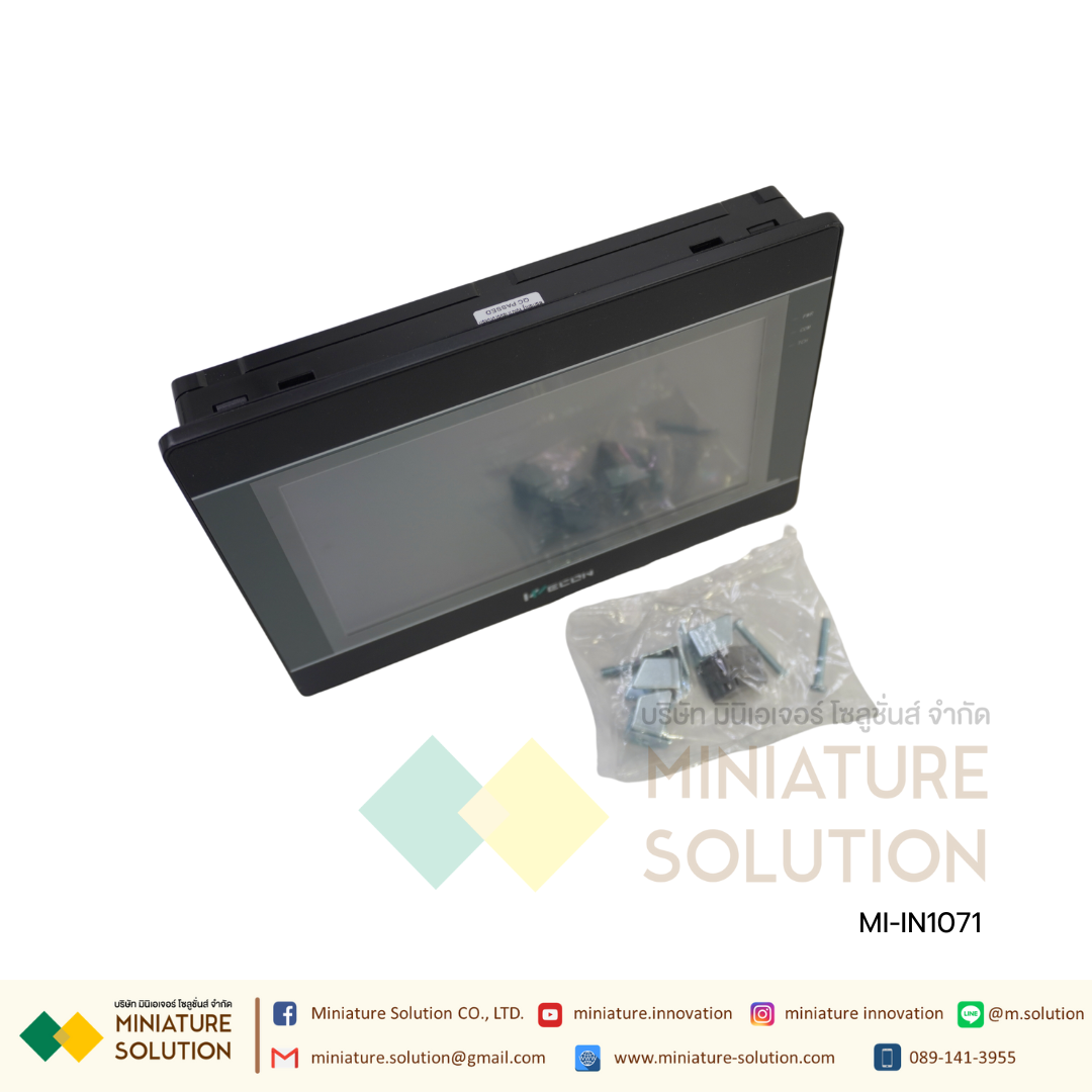Wecon 7 inch HMI IN1073 Wecon HMI | 7.0 Inch 24VDC หน้าจอแสดงผล ขนาด 7 นิ้ว