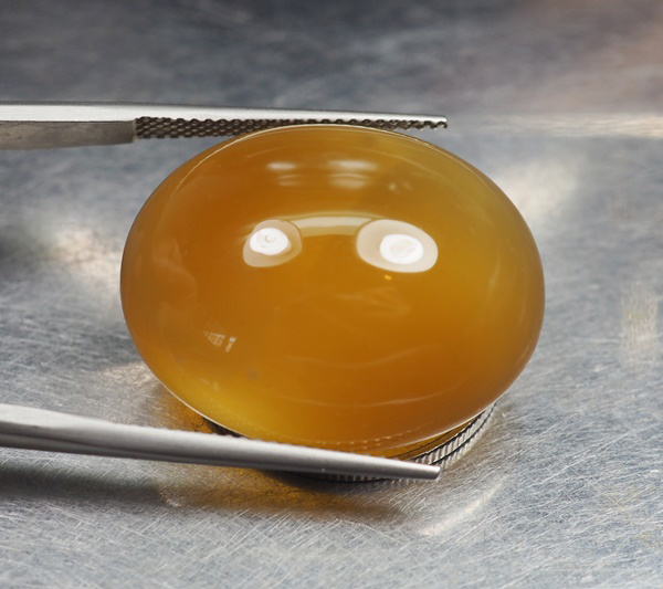 คาลซิโดนีสีเหลือง (Yellow Chalcedony) 28.60 กะรัต