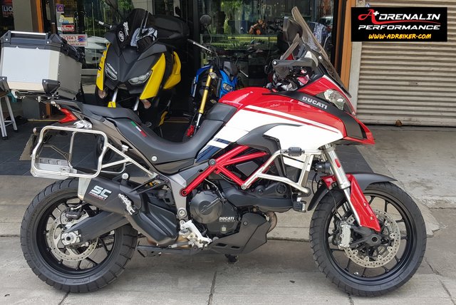 ขาจับกันสะบัด Ducabike สำหรับ Multi Strada 1200, 950, 1260 V2 กันสะบัด Ohlins