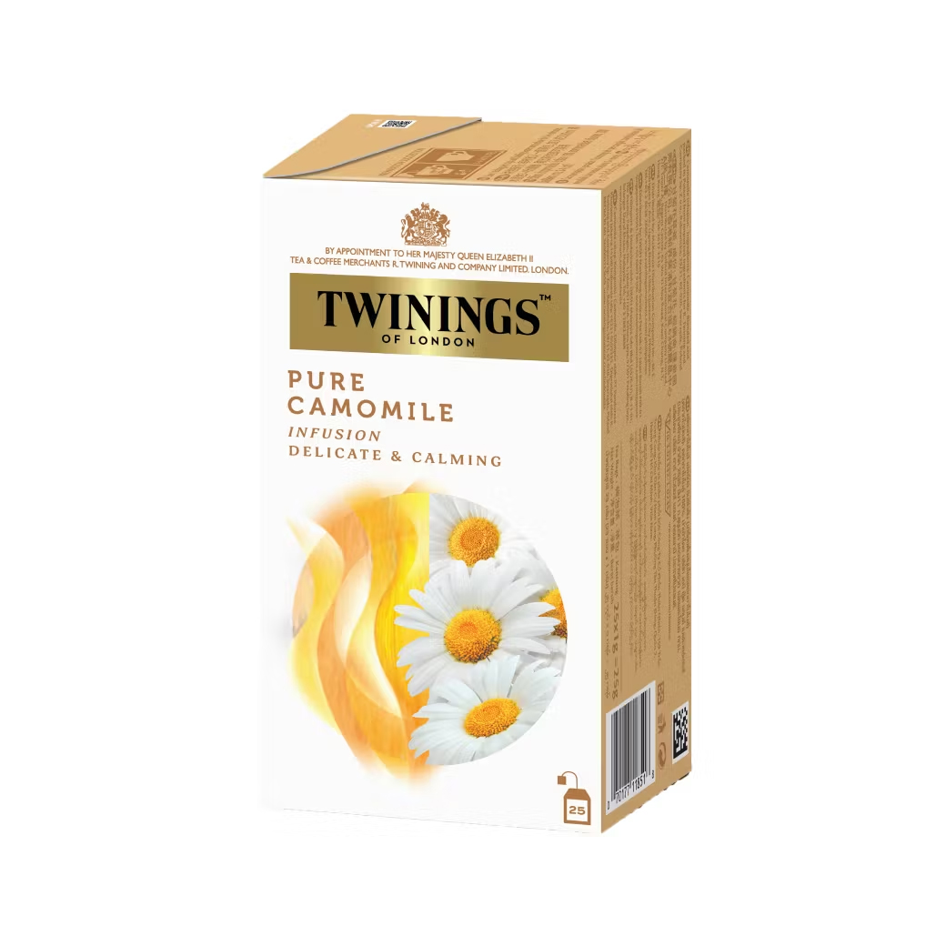 ชาทไวนิงส์ เพียวคาโมไมล์ ชนิดซอง 25 กรัม ( 1 กรัมx25 ซอง) Twinings Pure Camomile Tea 1gx25 bags (05-2829)