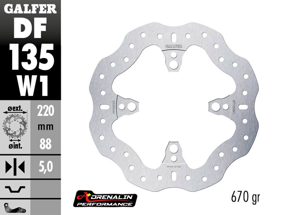 จานเบรค หลัง GALFER สำหรับ CBR1000 RR-R 21+