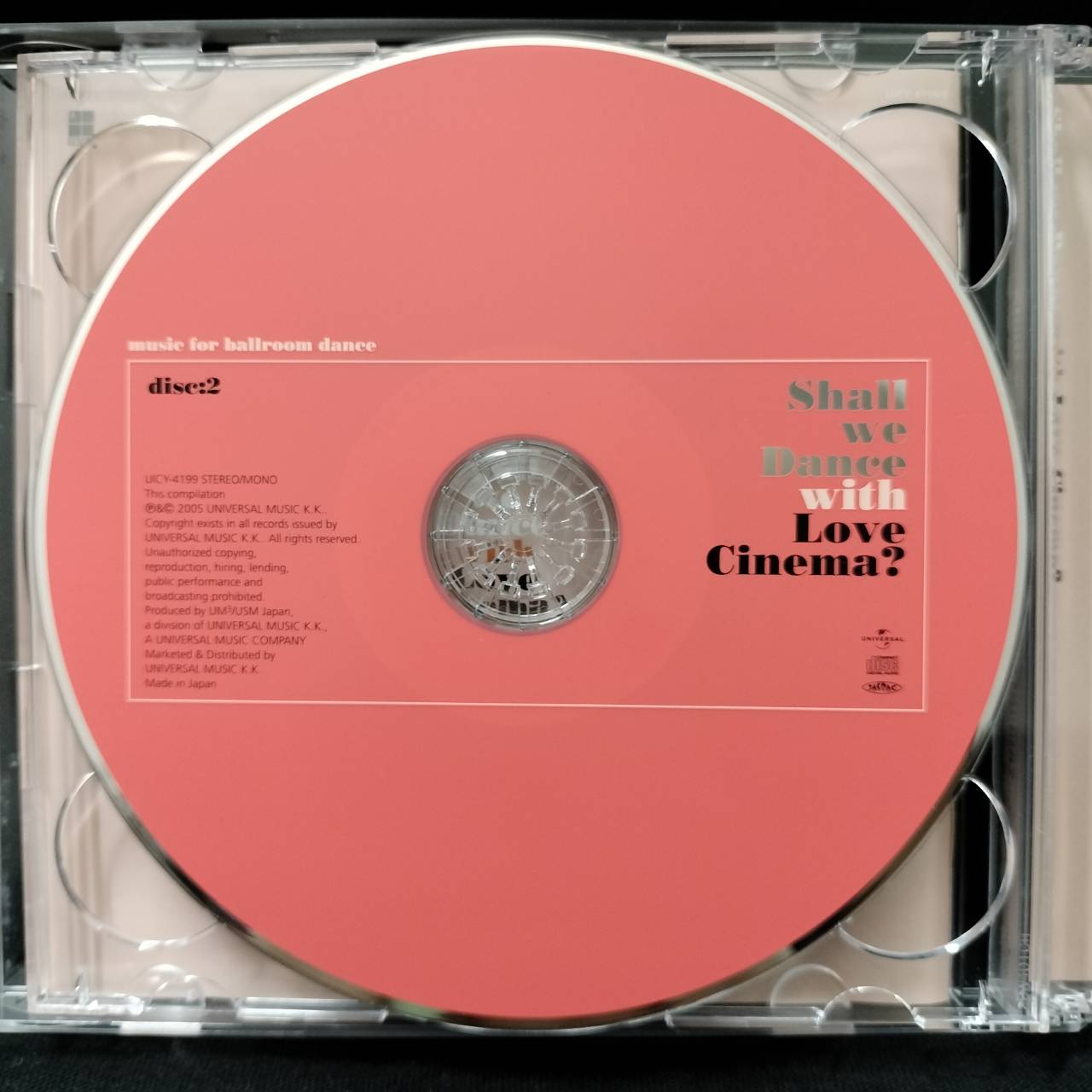 Various – Shall We Dance with Love Cinema? (Music for ballroom dance) / JAPAN / 2CD / แผ่นสวย