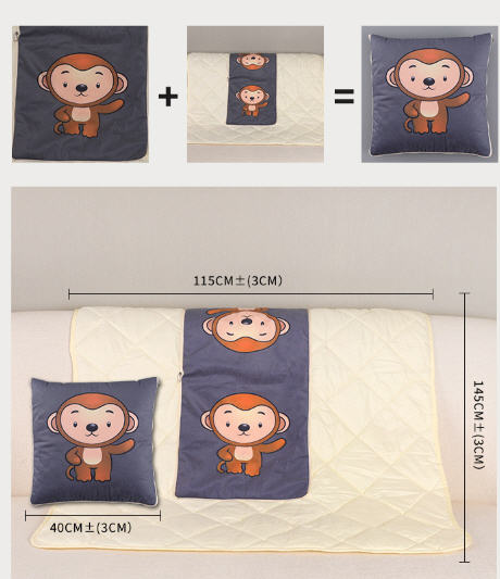 หมอนผ้าห่ม,หมอนผ้าห่มสกรีนโลโก้,หมอนพับได้