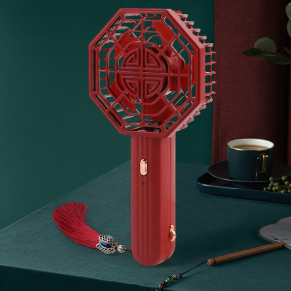 พัดลมพกพาขนาดเล็ก,สไตล์จีนย้อนยุค,พัดลมพกพา