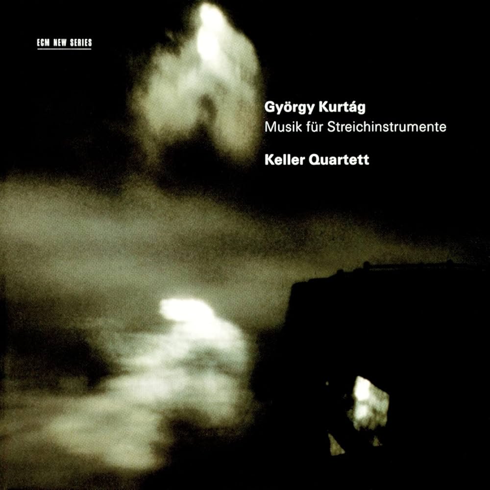 György Kurtág - Keller Quartett – Musik Für Streichinstrumente / GERMANY / ค่าย ECM / แผ่นดี