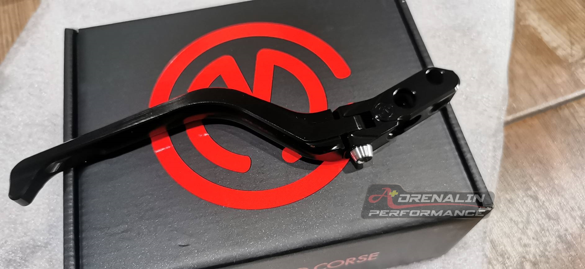 motocorse ก้านเบรค สำหรับ M937 ราคา/ข้าง สำหรับปั๊ม Brembo racing โลโก้แดง รอสซี่ เบอร์ 19x18 ของแท้ italy