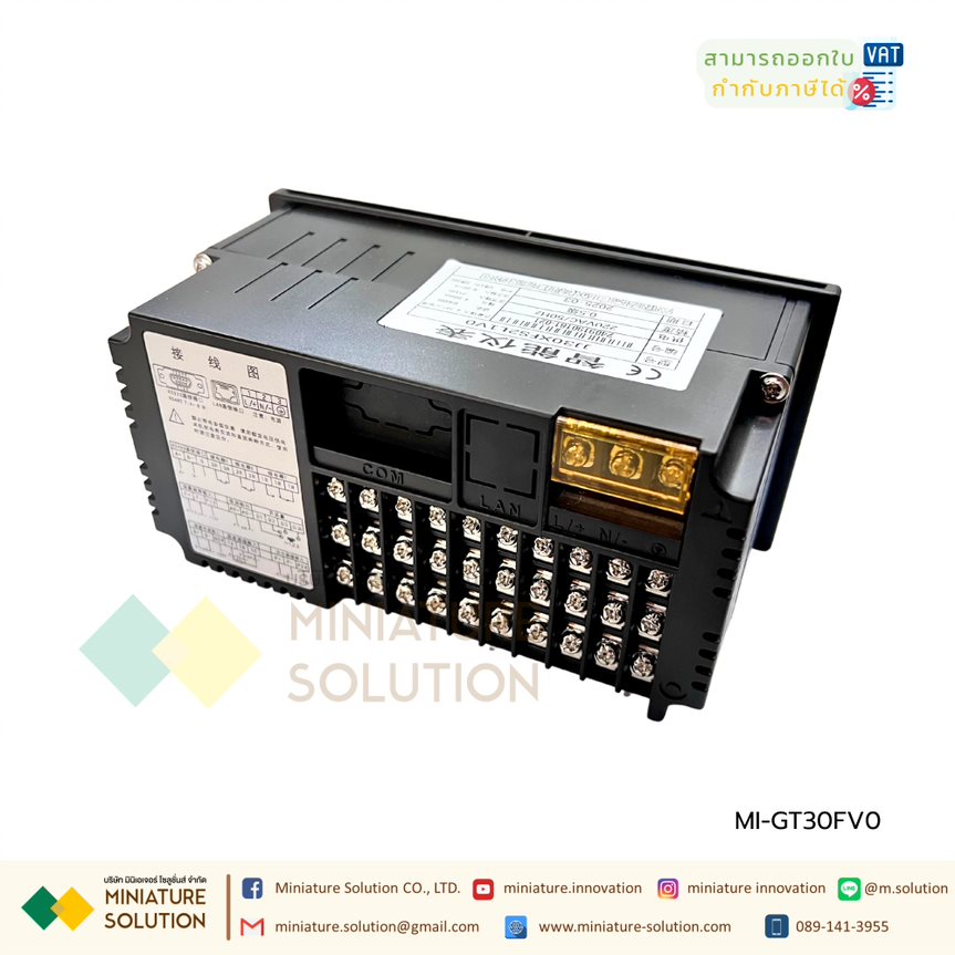 จอแสดงผลสำหรับ Flow meter เครื่องวัดการไหลของน้ำ Flow Totalize Meter มิเตอร์แสดงผลรวมการไหล DATA Logger JJ30XFS2L1V0 (GT30FV0 integrator with output (485+4-20mA))