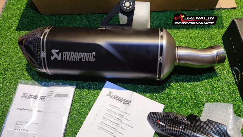 ท่อ Akrapovic ปลายดำ สำหรับ R1250GS GSA ปี 2021+ (For Exhibition only)