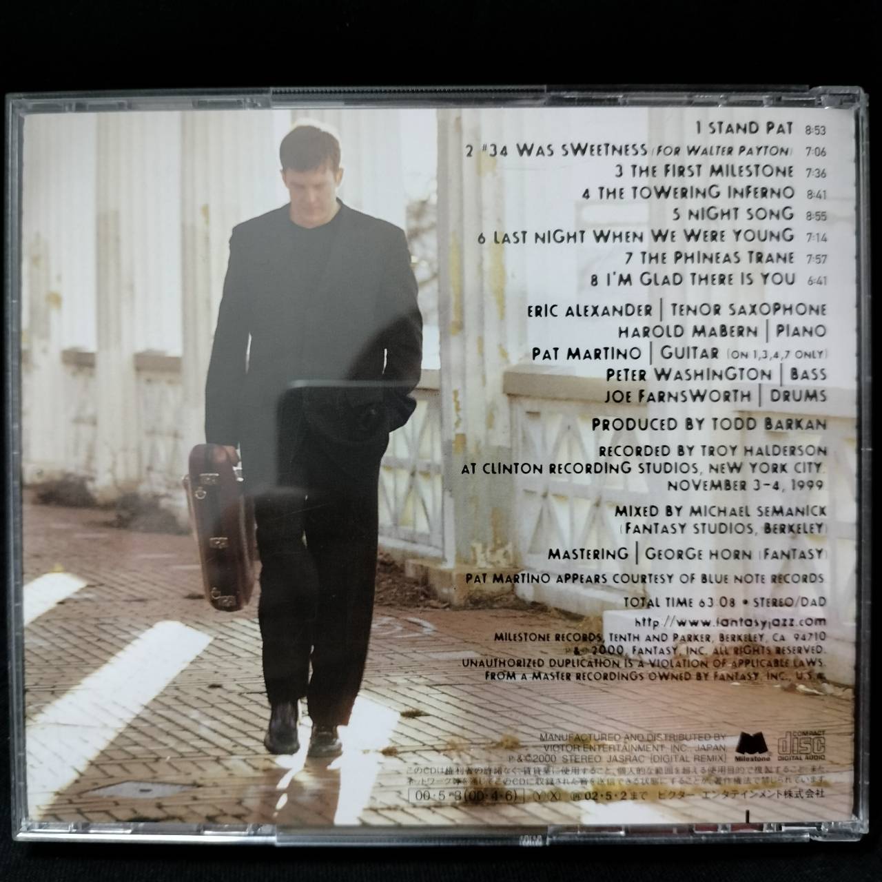 Eric Alexander – The First Milestone / JAPAN / แผ่นสภาพนางฟ้า / มี Obi