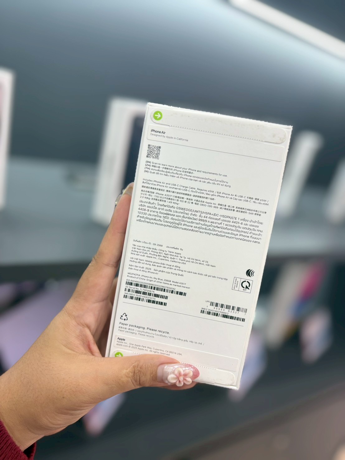 iPhone Air 256GB Sky Blue