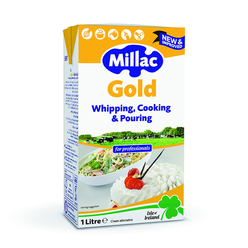 วิปปิ้งครีม Millac Gold Cooking & Pouring Cream 1 Ltr. (02-5643)(สินค้าแช่เย็น)