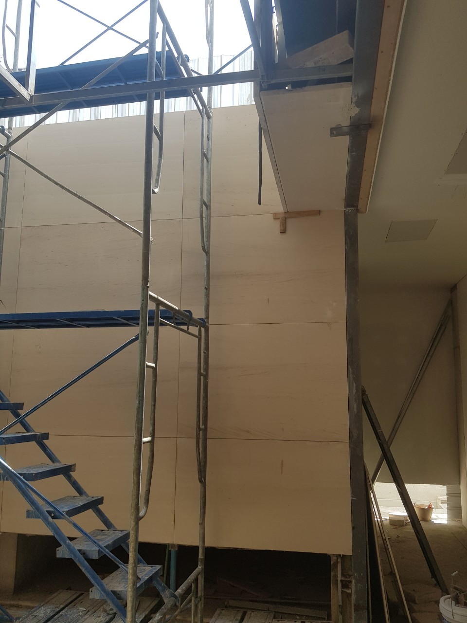 รับติดตั้งหิน แบบ Dry Process ติดตั้งกระเบื้องแบบ Dry Process ภายในและภายนอกอาคาร